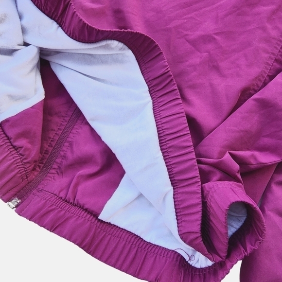 Vintage Napa Valley 2pc Windbreaker jogger set Jacket Pants Magenta pink purple - Picture 8 of 12